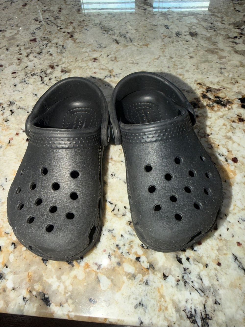 CROCS Kids Black Classic Clog Sandals